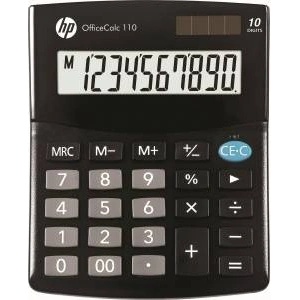 HP HP Calculator Office Calculator HP-OC 110/INT BX, 10-digit. Display, 125x101x33mm, black Калкулатори