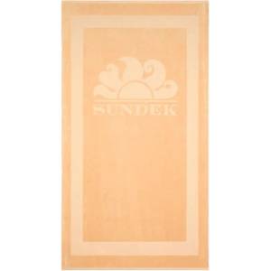 SUNDEK Хавлиена кърпа Sundek Jacquard terry logo and frame towel - Brown (Durian)