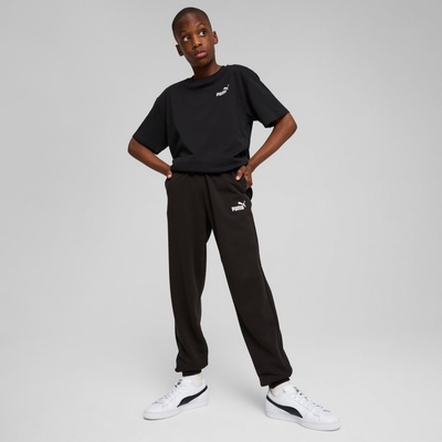 Puma ESS NO. 1 LOGO SWEATPANTS TR B dětSKÉ teplÁKOVÉ KALHOTY ČERNÉ hnědá