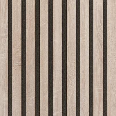 Archo - Akustický panel Design line CPL Bardolino na černém HDF 800 x 400 x 21 mm