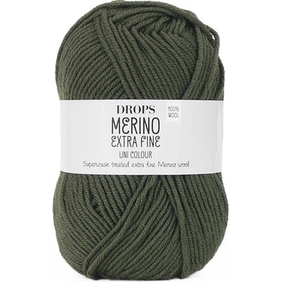 Příze DROPS Merino Extra Fine uni color 53 - mech