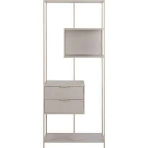 Actona Сива библиотека 77x185x35 cm Seaford - Actona (0000109298)