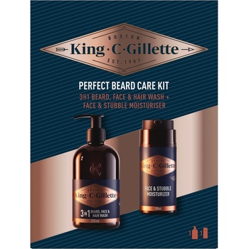 Gillette Подаръчен комплект за грижа за брадата Gillette King C. Perfect (10BL020078)