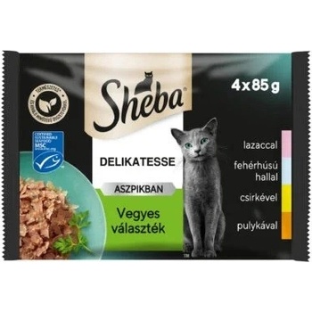 Sheba Delicacy Smíšený výběr 4 x 85 g