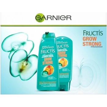 Garnier Fructis Grow Strong posilující šampon 250 ml + posilující balzám 200 ml dárková sada