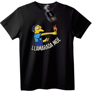 NOONEBRAND Тениска Мое Пламък - XS, White