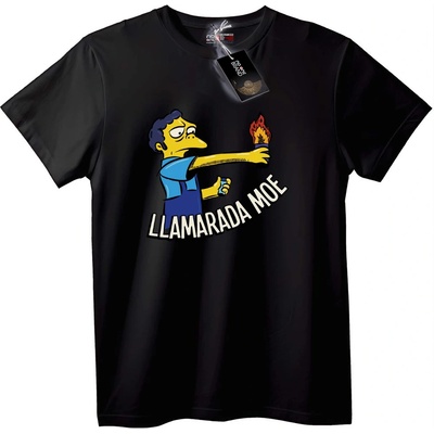 NOONEBRAND Тениска Мое Пламък - XS, White