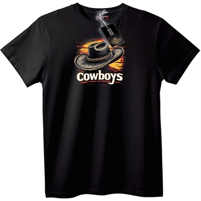 NOONEBRAND Тениска Каубойска Шапка - 5XL, Black