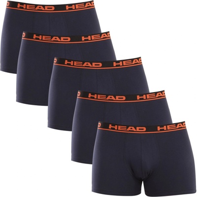 Head Комплект от пет - мъжки боксерки HEAD тъмно сини Head | Sin | МЪЖЕ | M