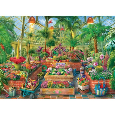 EUROGRAPHICS - Puzzle Greenhouse Garden - 1 000 piese