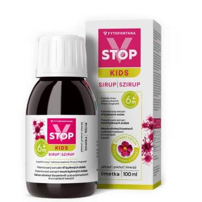 Fytofontana V-STOP Kids 6m+ limetka sirup 100 ml