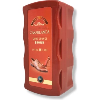 Casablanca гъба за обувки голяма, Кафява