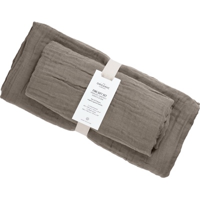 The Organic Company Хавлии Fine сивкавобежови 2 бр (1183-225)