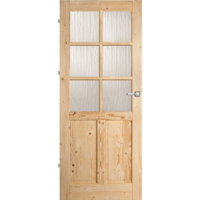 Verona 6Lux Eco, 80 L, 85 x 198 cm, masivní dřevo, levé, smrk, prosklené