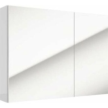 Defra Salsa skrinka 80x15x60 cm so zrkadlom biela 242-E-08001