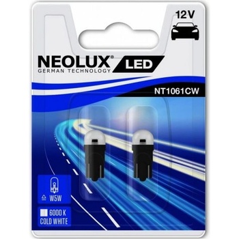 NEOLUX НЕОЛУКС led w5w nt1061cw 12v 0, 5w 6000k (950)