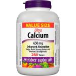 Webber Naturals Ултра калций - Здрави кости и зъби, 280 таблетки (3904 wn)