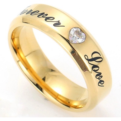 iŠperky Oceľová obrúčka forever love ID 315761
