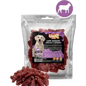 Uniq Pets Sniffy Lamb Sausages - меки лакомства за кучета с агнешко, 500 г