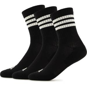 adidas Мъжки спортни чорапи adidas 3-Stripes Essential Concept Crew 3-Pack Sports socks - Black / White / White - размер 46-48 (EU) (207-1480-0115)