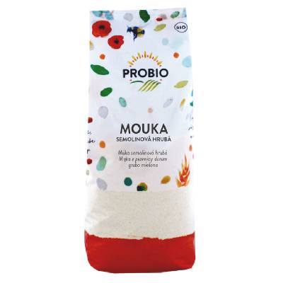 PRO-BIO Mouka semolinová hrubá 400 g BIO