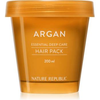 Nature republic Argan Essential Deep Care Hair Pack хидратираща и подхранваща маска за увредена коса 200ml