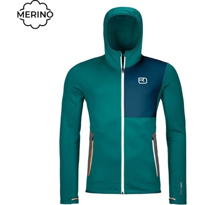 Ortovox FLEECE HOODY zelená