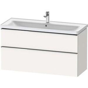Duravit D-Neo - Шкаф за мивка, 118x63x45 см, 2 чекмеджета, бял мат DE4391010180000 (DE4391010180000)