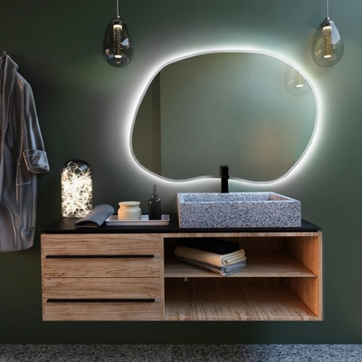 Baltica Design Bright Stain II 100x72 cm biela 5904107919362
