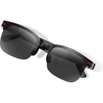 Nubi Смарт очила NUBI GS200, Вградени говорители в рамката, Входящи обаждания, Музика, Bluetooth, Черни слънчеви (GS200-BLACK)