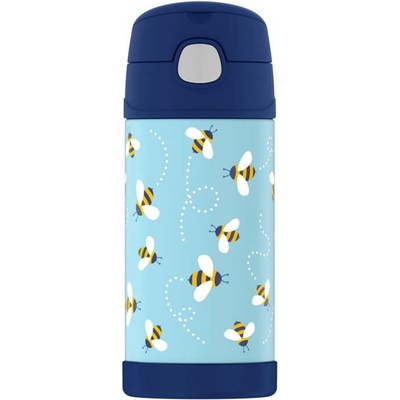 Thermos FUNtainer Dětská termoska s brčkem 355 ml včelky