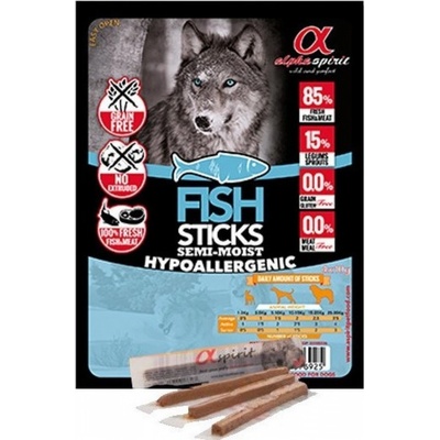 Alpha Spirit Pamlsok Alphaspirit dog Paličky rybacie 4 x 10 g