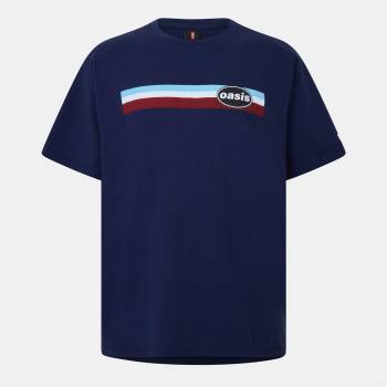 Levi's x Oasis Band Tee - Navy Stripe