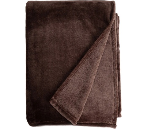 Deka Homla polyester hnedá 150x200