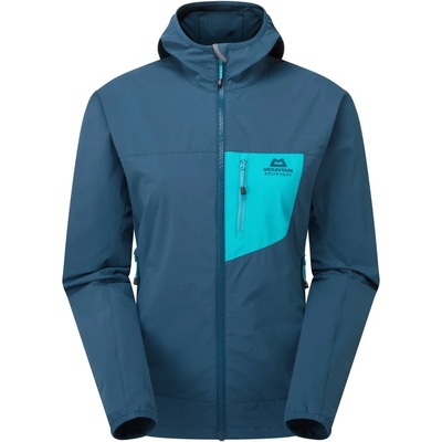 Mountain Equipment Дамско софтшел яке Mountain Equipment Women's Echo Hooded Jacket Softshell jacket - Majolica / Topaz - размер 40 (EU) (103-2842-0214)
