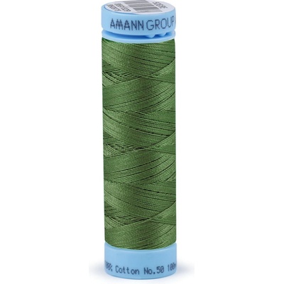 Bavlnené nite 100 m etiketné č. 50 Triana Amann Farba: 1210 Hunter Green