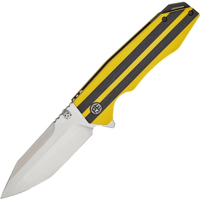 Petrified Fish PFP08 Mocado Satin K110 Yellow & Black G10 PFP08YS