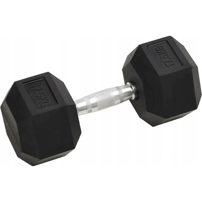 VidaXL Činky litinové pevné 1 x 17,5 kg