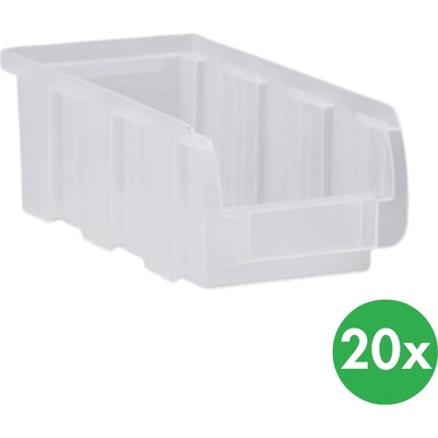 Allit Plastový box COMPACT, 102x215x75 mm, priehľadný