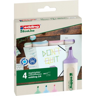 Edding Ecoline 24 sada 4 pastelových barev