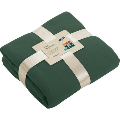 James & Nicholson Deka JN 950, fleecová, 130x170cm COT02095002899-dark green Zelená tmavá UNI