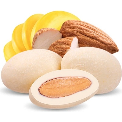 Nuties Mandle v bílé čokoládě s banánem 100 g