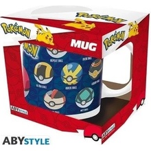 ABYstyle Keramický hrnček Pokémon Pokéballs 320 ml