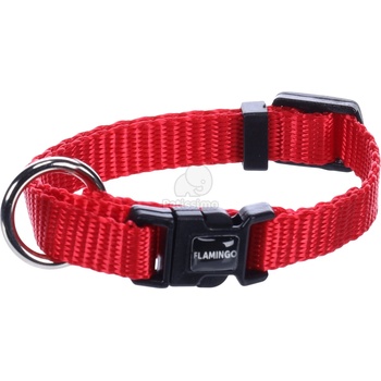 Image 1 of Flamingo Ziggi нашийник, червен XS: 1 см x 20-35 см