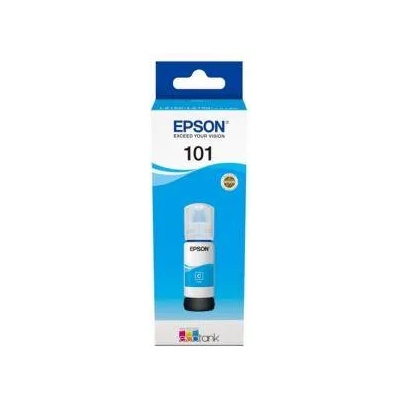 Epson Бутилка с мастило Ink Cartridge EPSON 101 EcoTank Cyan ink bottle for L4150, L4160, L6160, L6170, L6190, C13T03V24A