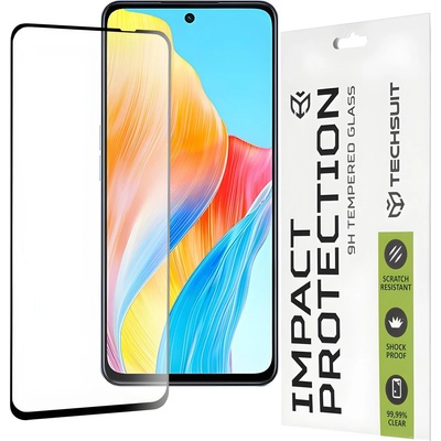Techsuit 111D защитно стъкло с пълна повърхност за Oppo A98 5G - черно KP28072 (28072)