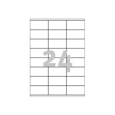 Avery-Zweckform 3475 70 x 36 mm papier biela 2400 ks trvalé univerzálne etikety atrament, laser, kópie; 3475
