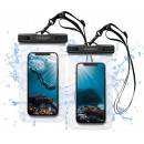 Púzdro Spigen A601 Waterproof Phone Case 2 Pack, clear