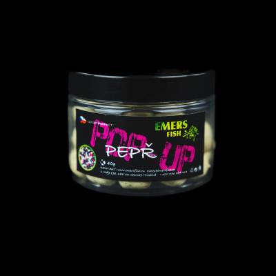 EmersFish Plovoucí boilie PEPŘ - POP-UP 40g 15mm