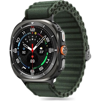 Tech-Protect Текстилна каишка за Samsung Galaxy Watch Ultra (47 mm) от Tech-Protect Weave Pro - Зелена (5906302376353)